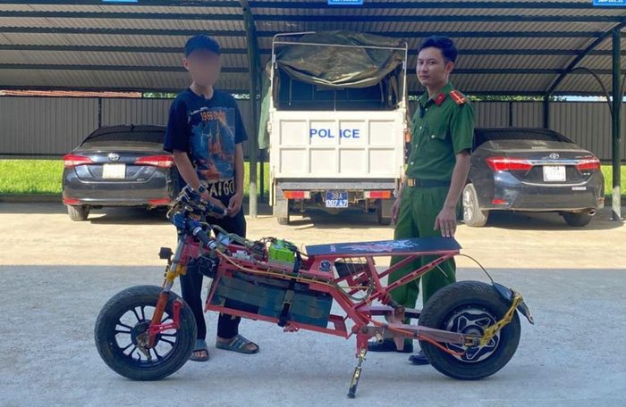 Em P.Đ.N và chiếc xe điện độ chế, cải tạo trái phép.