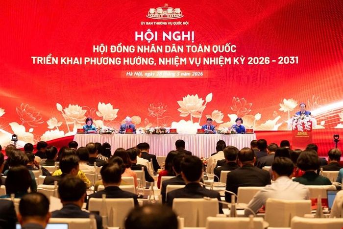 Quang cảnh hội nghị, sáng 28-5. Ảnh: QUANG PHÚC