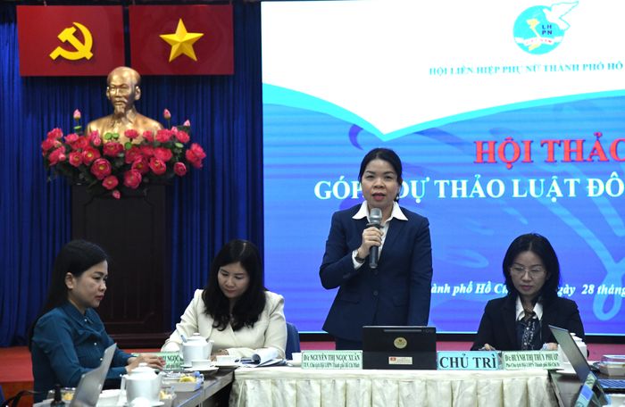  Đồng chí Nguyễn Thị Ngọc Xuân phát biểu kết luận 