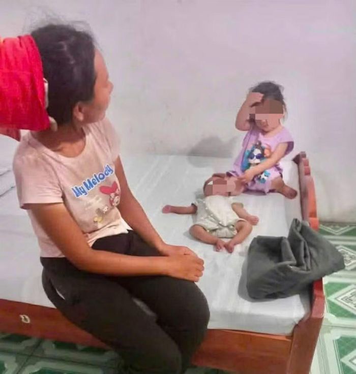 Chính quyền xã Kỳ Anh hỗ trợ chỗ ở, nhu yếu phẩm cho 3 mẹ con.