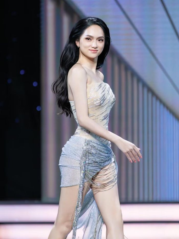 Hương Giang ở phần thi mặt mộc. Ảnh: FB Hương Giang.