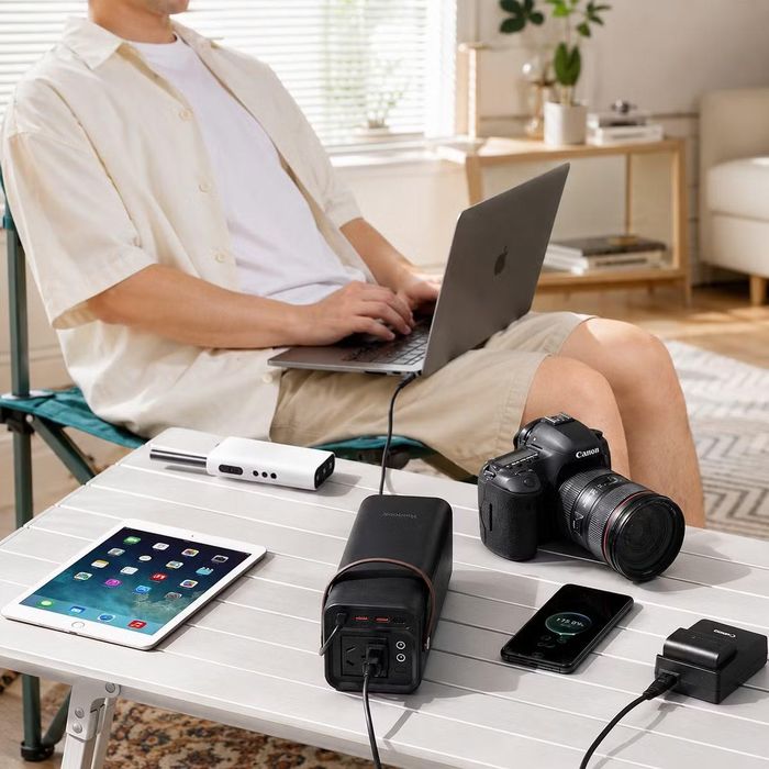 Ở nhóm cao cấp hơn, Yoobao EN200W đang được nhiều người làm việc tại nhà quan tâm nhờ tích hợp cổng AC 220V, cho phép duy trì router Wi-Fi, quạt mini, đèn LED hoặc laptop mà không cần phụ thuộc hoàn toàn vào nguồn điện lưới.