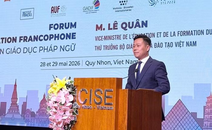 Thứ trưởng Lê Quân phát biểu tại diễn đàn.