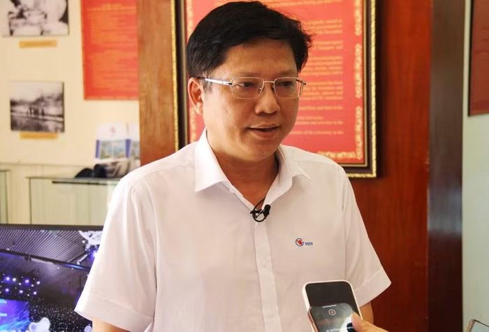 Ông Nguyễn Công Tâm – Trưởng phòng Tổ chức Cán bộ, Công ty TEDI trao đổi bên lề sự kiện.