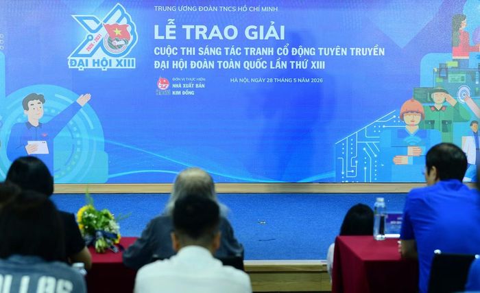 Lễ trao giải cuộc thi. Ảnh: Xuân Tùng