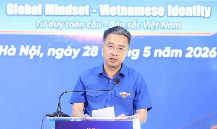 Anh Nguyễn Tường Lâm phát biểu tại chương trình. Ảnh: H.L