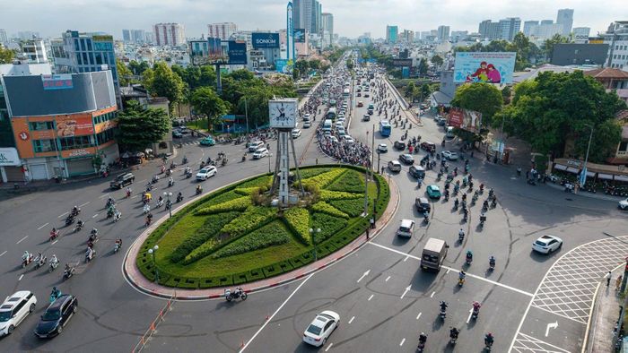 TP.HCM điều chỉnh giao thông ở vòng xoay Điện Biên Phủ.