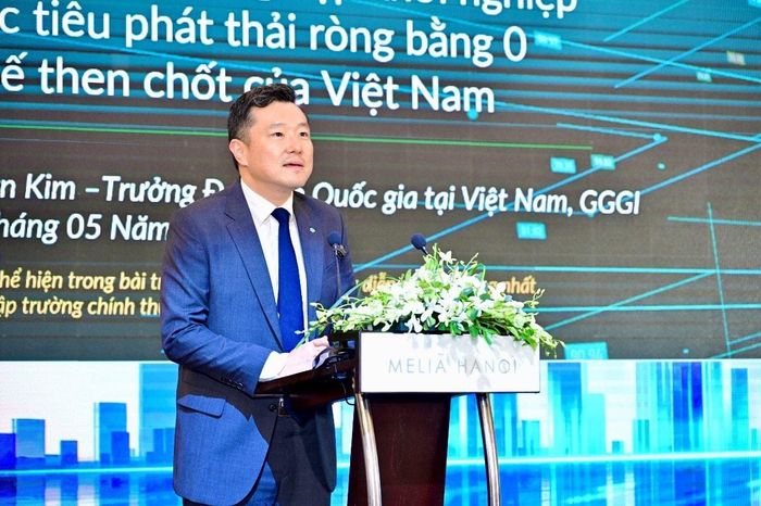 Ông Juhern Kim, Trưởng đại diện quốc gia Viện Tăng trưởng xanh toàn cầu (GGGI) tại Việt Nam.