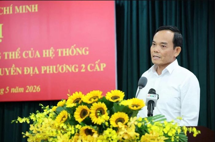 Bí thư Thành ủy TP.HCM Trần Lưu Quang phát biểu kết luận hội nghị. Ảnh: PLO