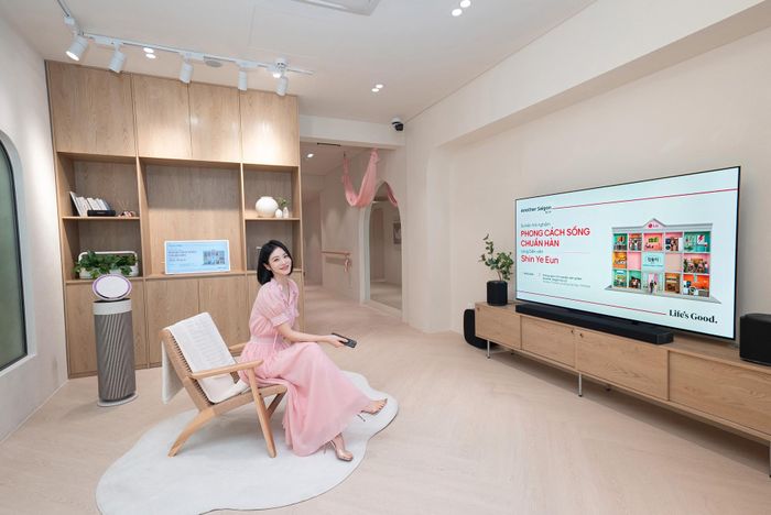 Không gian được thiết kế liền mạch, phỏng theo căn hộ chữa lành của Shin Ye-eun tại Seoul
