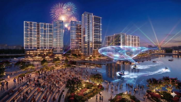 Sự kiện mở màn cho hành trình kiến tạo “downtown mới” của Nha Trang. Ảnh phối cảnh
