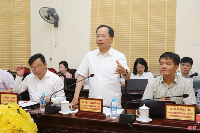 Bí thư Tỉnh ủy Nguyễn Duy Lâm kết luận phiên tiếp công dân.