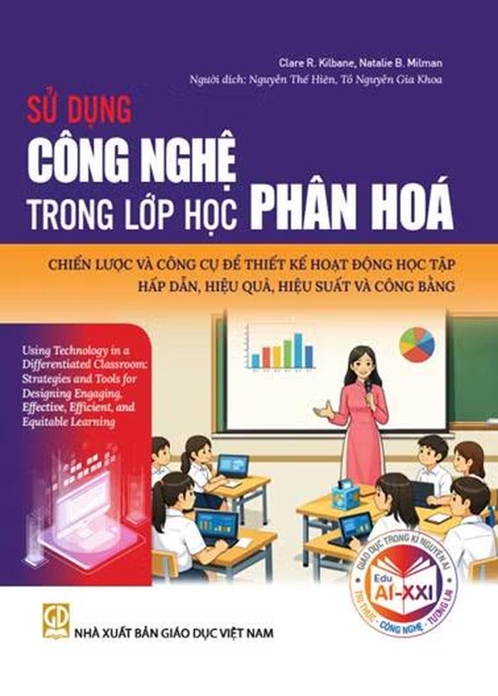 Cuốn sách là cẩm nang cho giáo viên về sử dụng công nghệ trong lớp học phân hóa. (Ảnh chụp màn hình)