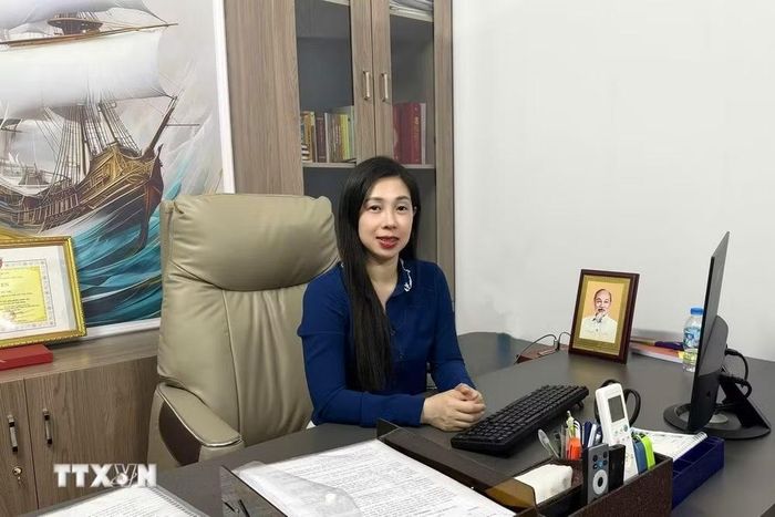 Thạc sỹ Phạm Thị Hương Ngát, Phó Viện trưởng Viện Nghiên cứu Văn hóa và Dân sinh cho rằng: Trong bối cảnh Trí tuệ Nhân tạo bùng nổ, dữ liệu đã trở thành tài nguyên chiến lược. (Ảnh: Thanh Hương/TTXVN)