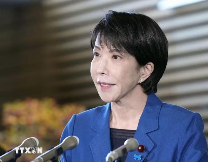 Thủ tướng Nhật Bản Sanae Takaichi. (Ảnh: Kyodo/TTXVN)