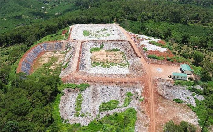 Khu vực bãi rác Lộc Phú (xã Bảo Lâm 4, tỉnh Lâm Đồng).