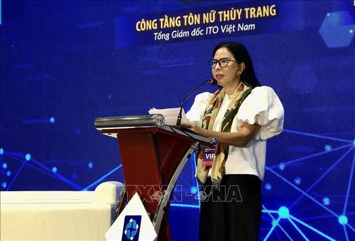 Bà Nguyễn Thị Như Phương, Trưởng Văn phòng Đại diện VEIA tại Thành phố Hồ Chí Minh, phát biểu.