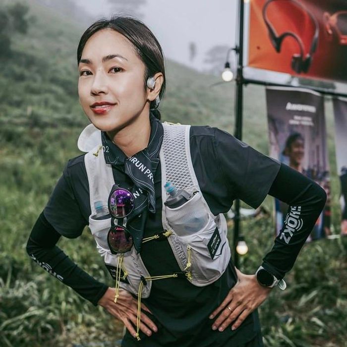 Nữ MC có niềm đam mê với bộ môn marathon.