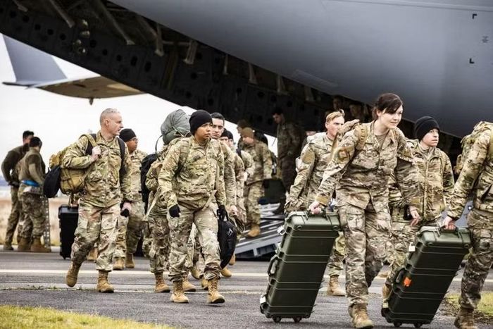 Sau khi xung đột Nga-Ukraine bùng nổ, Mỹ đã đưa thêm quân tới một số nước Đông Âu. Ảnh: Reuters.