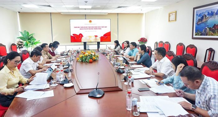 Quang cảnh buổi làm việc. Ảnh: Báo ĐBND