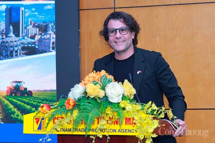 Ông Guillermo Pérez Cena - Chủ tịch Phòng Thương mại Argentina tại Việt Nam. Ảnh: Quỳnh Trang