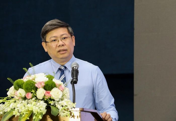 Ông Hoàng Hữu Hạnh, Phó Cục trưởng Cục Chuyển đổi số quốc gia, Bộ Khoa học và Công nghệ - Ảnh: Việt Dũng.