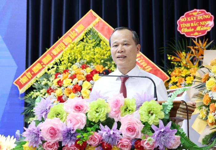  Đồng chí Mai Sơn phát biểu chỉ đạo tại Đại hội. 
