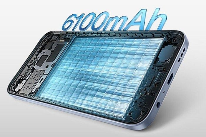 Pin khủng lên tới 6100 mAh (Ảnh: OPPO).