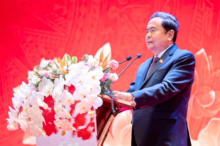 Chủ tịch Quốc hội Trần Thanh Mẫn phát biểu chỉ đạo tại hội nghị. Ảnh: daibieunhandan.vn
