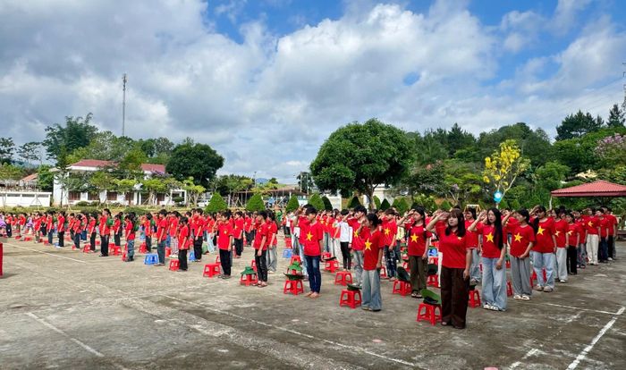 Quang cảnh lễ tổng kết.
