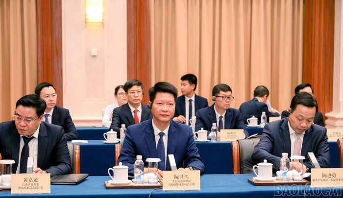 Các đại biểu dự buổi hội kiến.