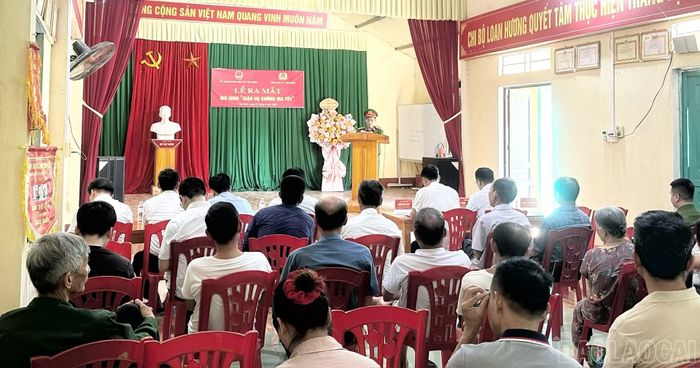Quang cảnh lễ ra mắt.