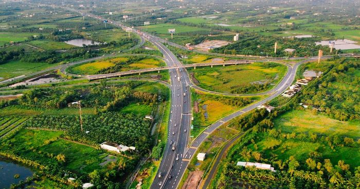 Một đoạn cao tốc Trung Lương - Mỹ Thuận. Ảnh: Internet