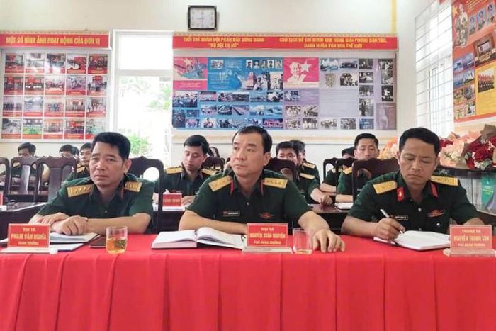 Các đại biểu dự Hội nghị công bố quyết định thành lập Đoàn kinh tế - quốc phòng 728