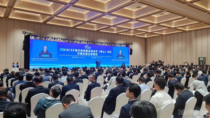 Diễn đàn RCEP, trong đó có đoàn đại biểu tỉnh Phú Thọ tham dự.