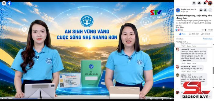 Buổi livestream thu hút hàng nghìn người xem, chia sẻ và bình luận, đặt câu hỏi.