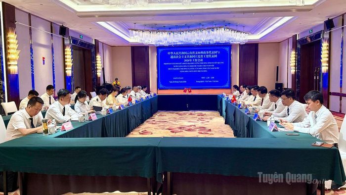 Toàn cảnh buổi Hội đàm.