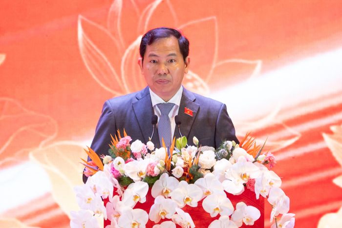 Tổng Thư ký Quốc hội, Chủ nhiệm Văn phòng Quốc hội Lê Quang Mạnh phát biểu tại Hội nghị