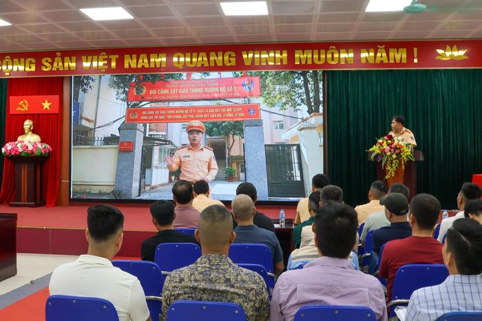 Đội CSGT đường bộ số 3 thông tin về tình hình trật tự an toàn giao thông trên địa bàn