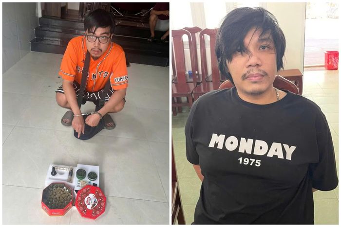 Đối tượng Trần Hoàng Phúc và Nguyễn Tuấn Kiệt.
