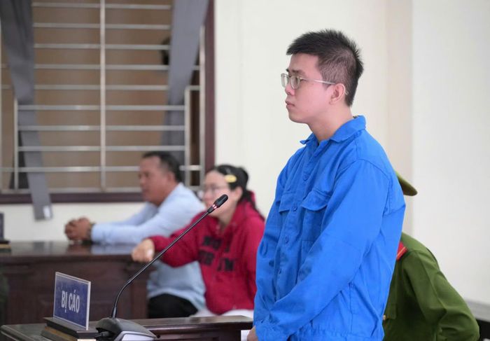 Bị cáo Quý tại phiên sơ thẩm.