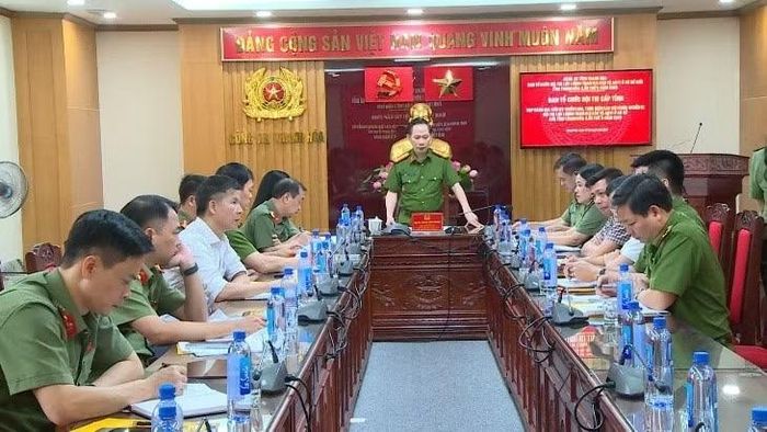 Công an tỉnh Thanh Hóa họp bàn triển khai kế hoạch tổ chức hội thi tại địa phương.