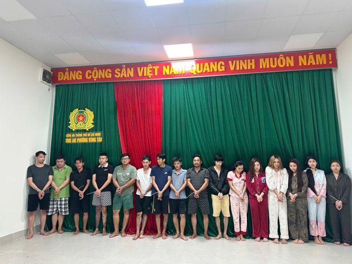 Các đối tượng được đưa về trụ sở làm rõ