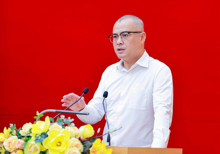 Bí thư Tỉnh ủy Phạm Đại Dương phát biểu chỉ đạo tại hội nghị.