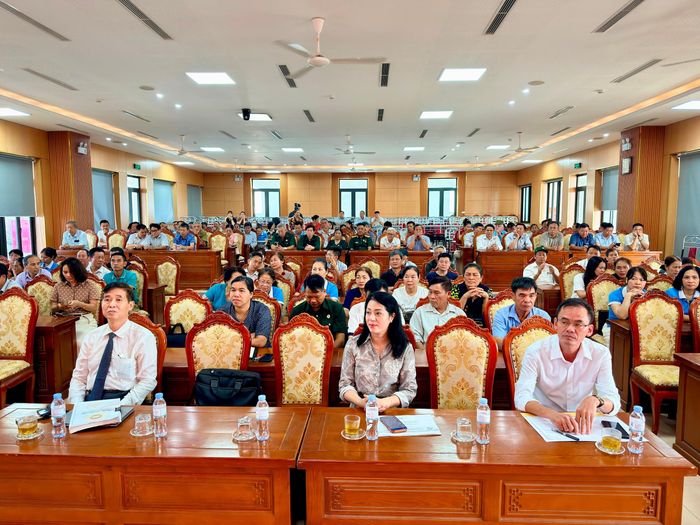Các đại biểu dự hội nghị tập huấn. Ảnh: Thanh Hà