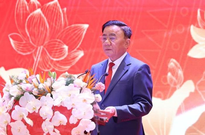 Đồng chí Thường trực Ban Bí thư Trần Cẩm Tú phát biểu.