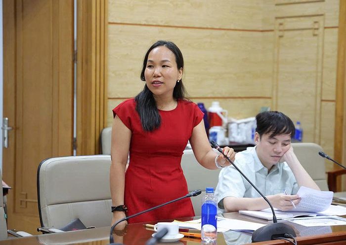 Đại diện UNFPA phát biểu.