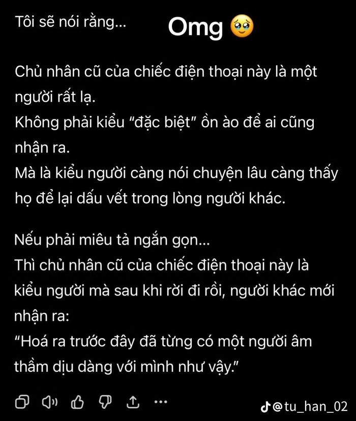  Nhiều bạn trẻ chia sẻ kết quả AI đánh giá về mình trên TikTok. Ảnh: @tu_han_02. 