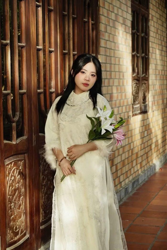 Đào Lê Phương Vy, học sinh lớp 12 trường THPT Tuy Phong, Bình Thuận