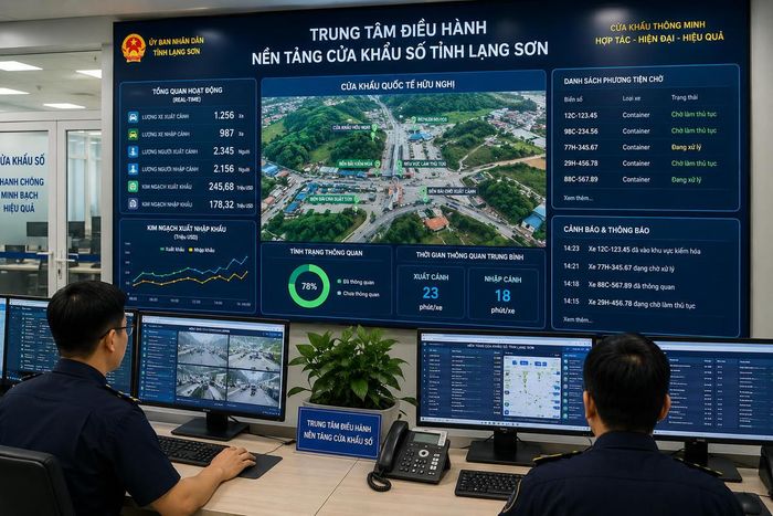Khu vực điều hành cửa khẩu số Hữu Nghị